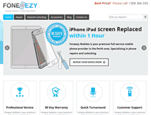 Tablet Screenshot of foneezy.com.au
